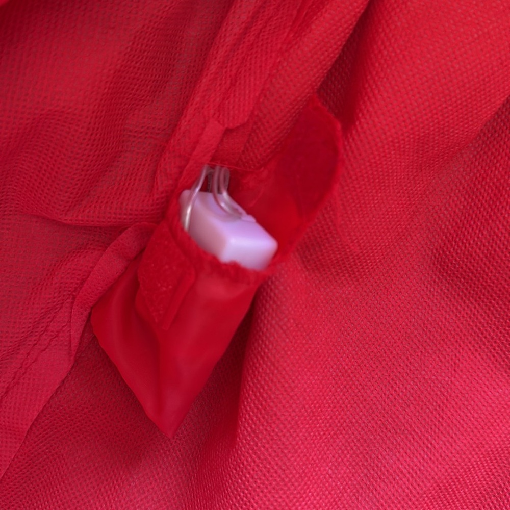 Halloween Costume Red Tulle Tutu Skirt with lights and tail one size - Picture 17 of 17